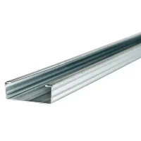 Perfil metálico TC60 para techos continuos