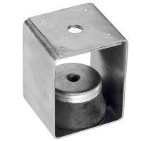Silentblock antivibración para M6 con tuerca