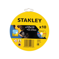 Lata de 10 discos de corte 125mm - STANLEY