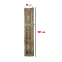 Complemento decorativo de portal de madera colonial 186x31cm