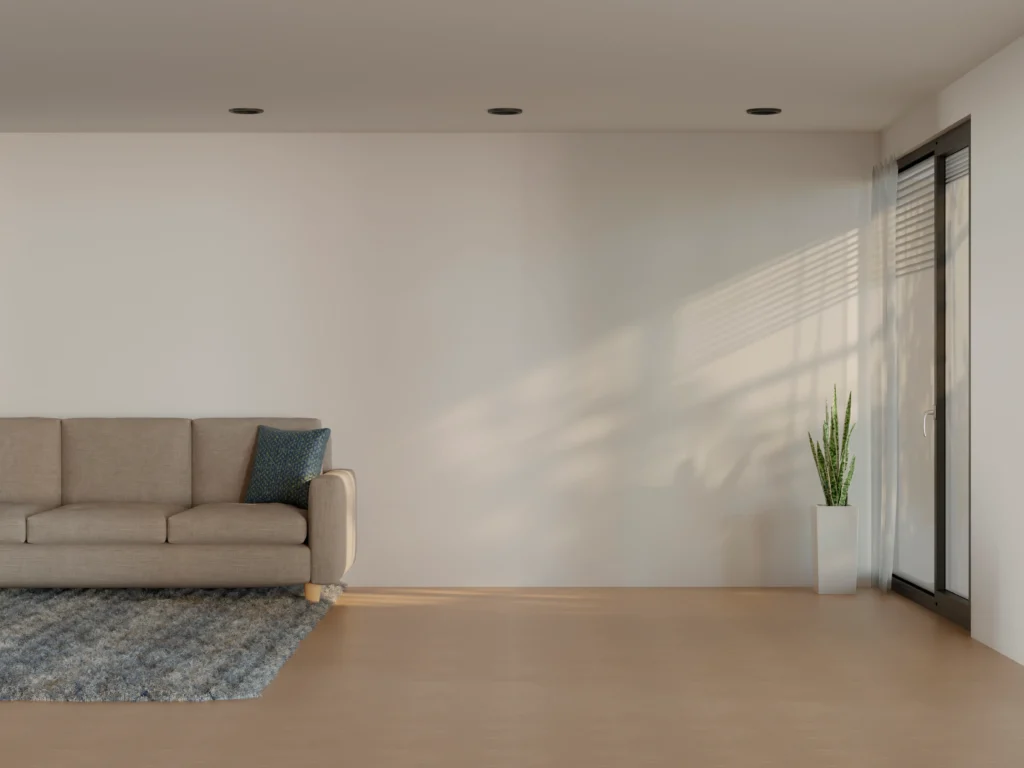 vista del interior de la habitacion con muebles y espacio para copiar 11zon