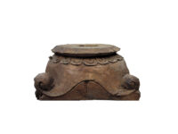 Base de madera colonial 14x29cm