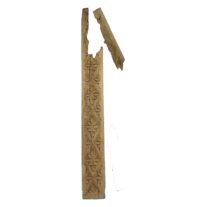 Marco de madera colonial roto 130x14cm