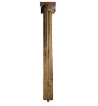 Pilastra de madera colonial 206x21cm