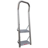 Barandilla de seguridad con parapeto para escalera teles