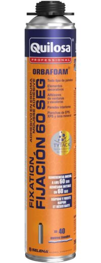 Orbafoam fijación 60 segundos cánula 0,75l